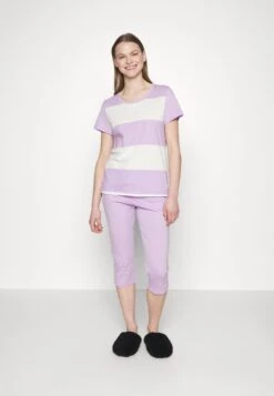 Triumph Set - Pyjama - Violet/White