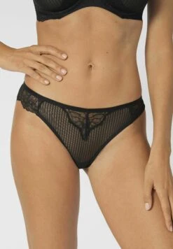 Triumph Peony Florale Brazilian - Slip - Black