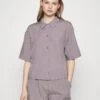 Triumph Boyfriend Mywear Boxy Shirt - Pyjamashirt - Pigeon Grey